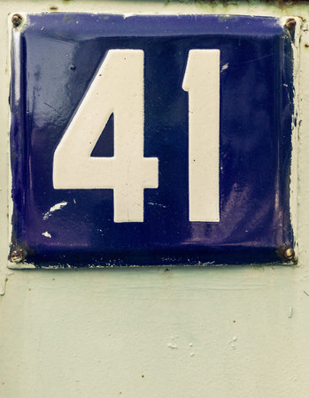 the house address number 41