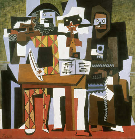 Three Musicians by Pablo Picasso 1921. Philadelphia Museum Of Art, USAのeditorial素材