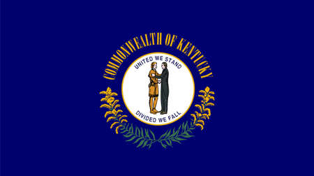 flag of USA state Kentuckyのイラスト素材