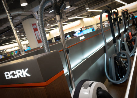 2020: Bork vacuum cleaners in the storeのeditorial素材