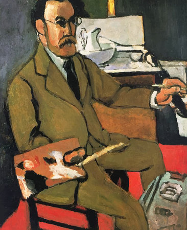 My digital altered The Self-portrait by Henri Matisse 1918. the Matisse Museum in Cateau, Franceのeditorial素材