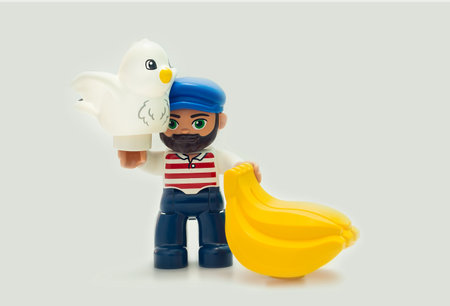 2021: Lego constructor Friends series, Robinson- man conceptのeditorial素材