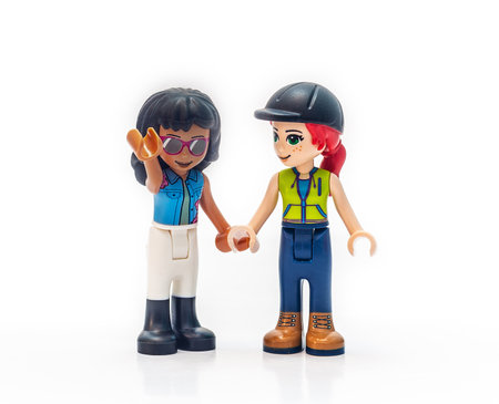 2021: Lego series Friends, International Interracial Friendshipのeditorial素材