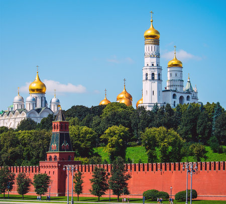 Ivan The Great Bell Tower in the Moscow Kremlin, Russiaのeditorial素材