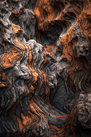 Pattern Game, Molten Motifs. Generative AI.の素材