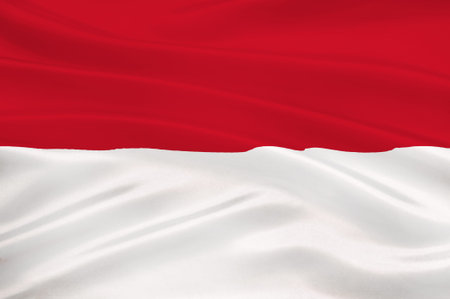 Flag of Irian Jaya (Indonesia) - Papua and West Papua. 3d illustrationの写真素材