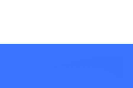 Flag of Krakow also Cracow of the oldest cities in Poland. 3d illustrationの写真素材