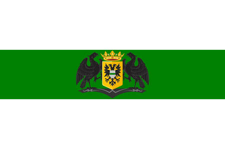 Flag of Groningen is the main municipality as well as the capital city of the eponymous.のイラスト素材