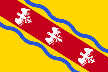 Flag of Meurthe-et-Moselle is a department in the Grand Est region of France Vector illustrationのイラスト素材