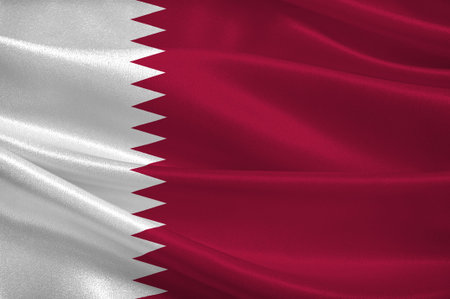 Flag of Qatar is a sovereign country located in Southwest Asia, occupying the small Qatar Peninsula...
