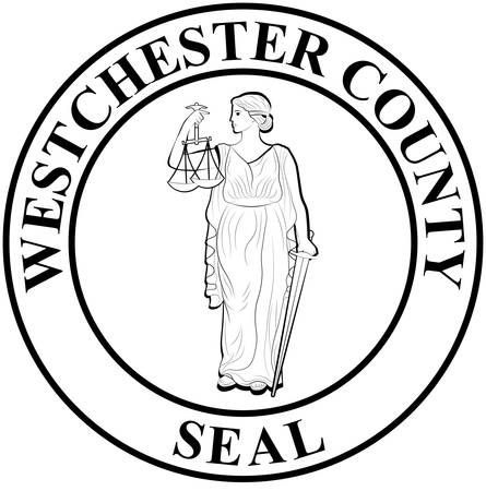 Coat of arms of Westchester County is a county in the U.S. state of New York. Vector illustrationのイラスト素材