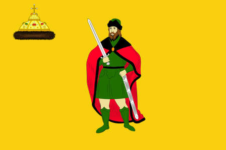 Coat of arms of Smolensk Oblast is a federal subject of Russia.のイラスト素材