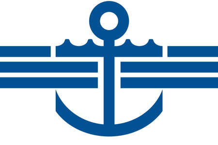 Coat of arms of Novorossiysk is a city in Krasnodar Krai, Russia.のイラスト素材