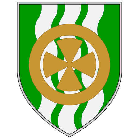 Flag of Killarney is a town in County Kerry, southwestern Ireland. Vector illustrationのイラスト素材