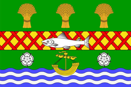 Coat of arms of Tipperary is a town and a civil parish in County Tipperary, Ireland. Vector illustrationのイラスト素材