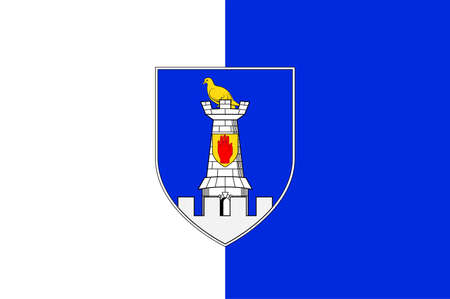 Coat of arms of Tipperary is a town and a civil parish in County Tipperary, Ireland. Vector illustrationのイラスト素材