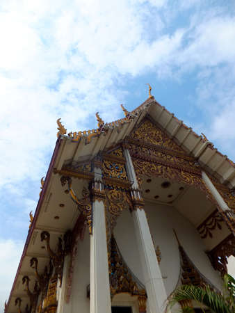 Wat and skyの写真素材