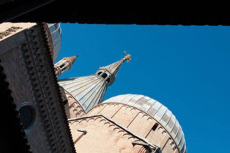 In the medieval villageの写真素材