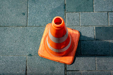 Traffic coneの写真素材