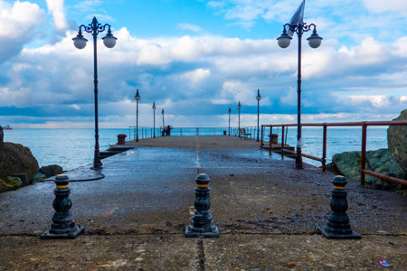 Sea and pier