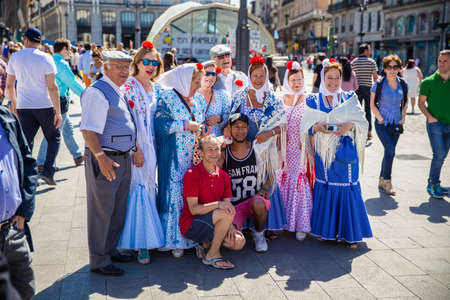 Tour around the City of Madrid Spainのeditorial素材