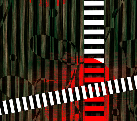 20 oz Tumbler Sublimation.Wood texture White strip.Template for manufacturing.Colorful, contrasting, bright design with a three-dimensional effect. Abstraction.Ecological theme and stylish constructivの写真素材