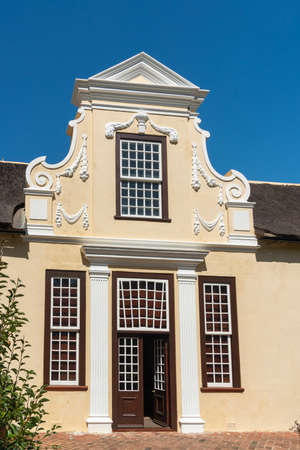 Somerset West, South Africa - January 30. 2020: The Vergere Wine Estate is located at Somerset West in South Africa. A bistro and restaurant are attached to the winery. Garden & Heritage Tour and Environmental Tour are availableのeditorial素材