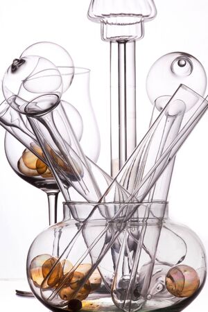 glaswork artworkの写真素材