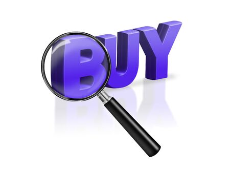 buy online internet shopping advertising buttonの写真素材