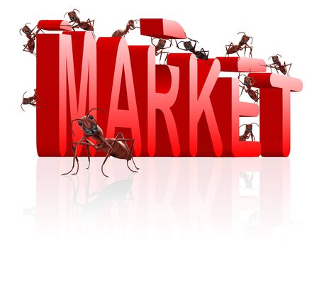 market building marketing segmentationの写真素材