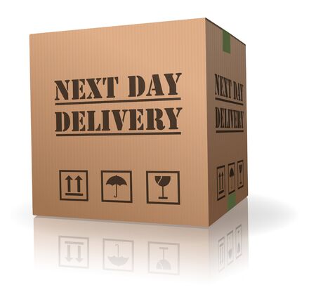 next day delivery urgent package shipment deliver orderの写真素材