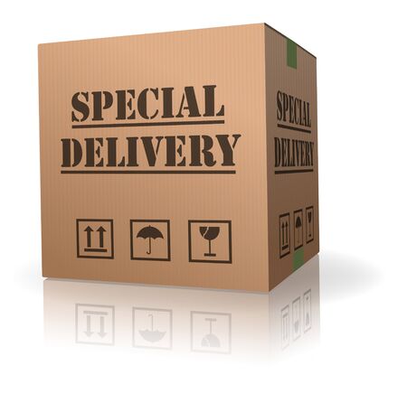 special delivary important shipment special package sendingの写真素材