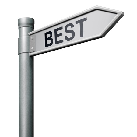 road sign best price bargain sales or qualityの写真素材