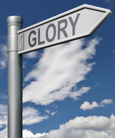 road to glory job wel done road sign arrow の写真素材