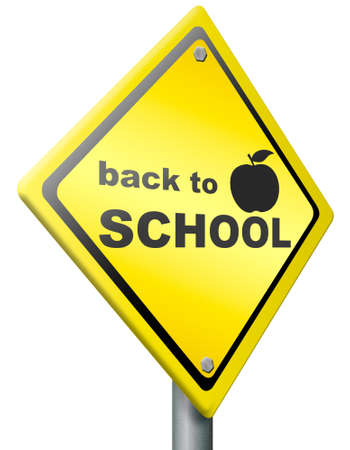 back to school icon education leads to knowledge learn and get wisdomの写真素材