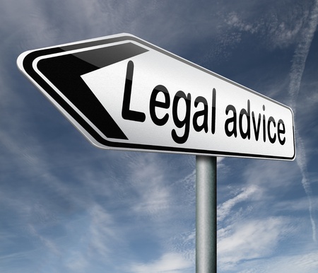 legal advice or information from lawyer advisor when going to trialの写真素材