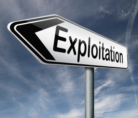 exploitation of natural resources exploit worker or farmer in thirth world or exploitment of the earthの写真素材