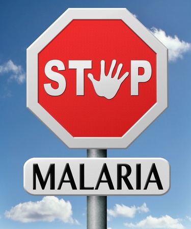 stop malaria by prevention treatment with pills or mosquito nets good diagnosis for sumptoms and insect repellent and net avoids bite and infection with parasiteの写真素材