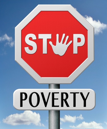 stop povertyの写真素材