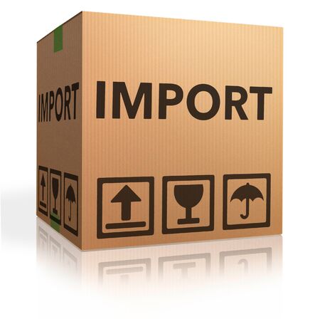import international and worldwide or global trade on world economy market. importation and exportationの写真素材