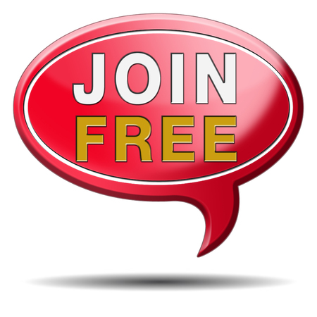 join now by a free subscription. Subscribe now and open your online account today. Registration button or icon. の写真素材