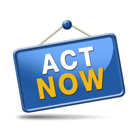 time to act and react. The time is now or never. Start the action.の写真素材