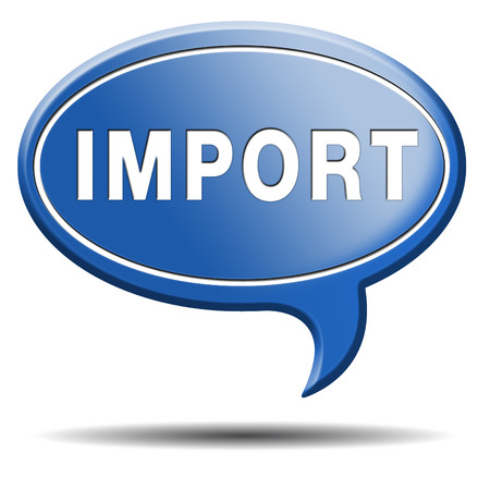 import international and worldwide or global trade on world economy market. importation and exportationの写真素材