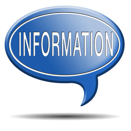 information sign icon banner or label to search and find online infoの写真素材
