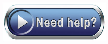 need help or wanted helping hand assistance or support deskの写真素材