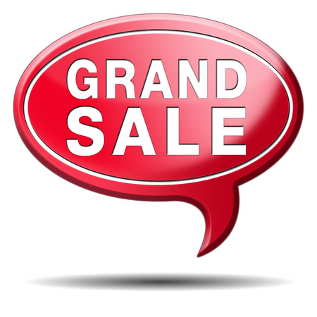 grand sale sales and reduced prices % off authorization granted or denied by bill computer and information securityの写真素材