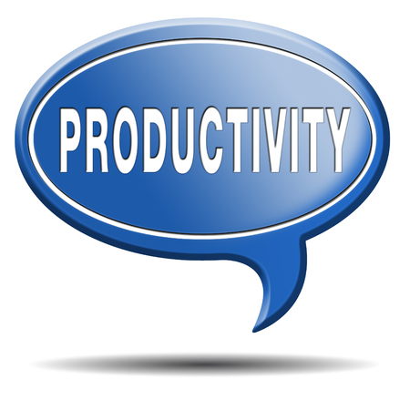 productivity industrial or business productive time management production costs maximizing output rateの写真素材