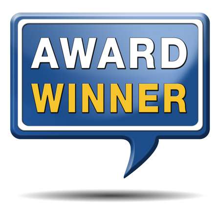 award winner best of the best top quality product button or iconの写真素材