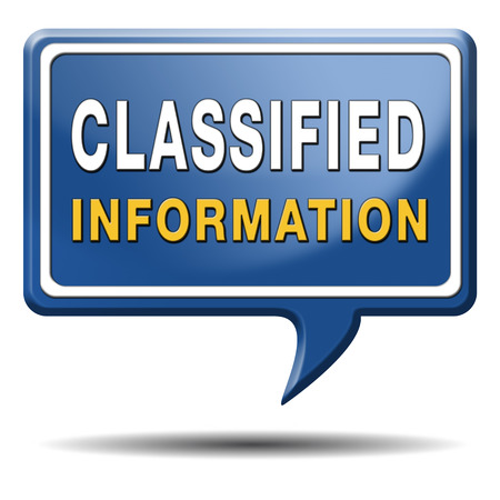 classified info and confidential secret information file or documentの写真素材