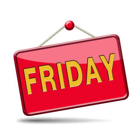 Friday week next or following day schedule concept for appointment or event in agendaの写真素材